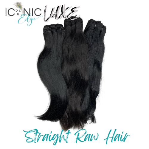 Iconic Edge LUXE Straight Raw Hair