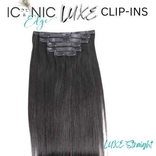 Iconic Edge LUXE Straight Clip-In Extensions