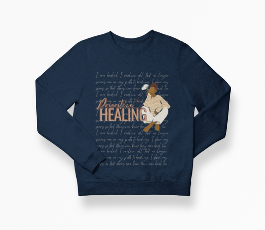 Prioritize Healing Crewneck Sweatshirt