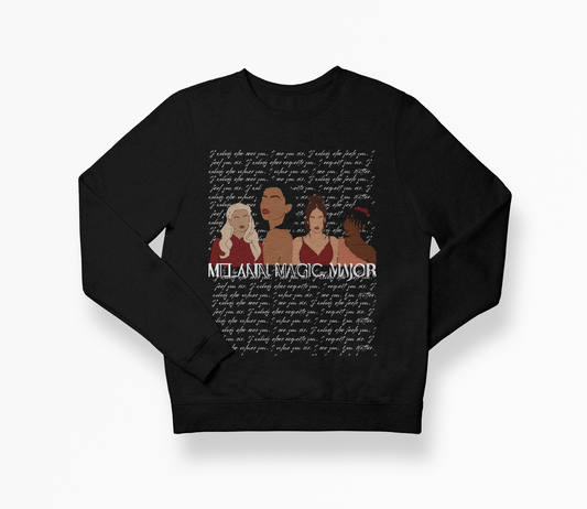 Melanin. Magic. Major. Crewneck Sweatshirt.
